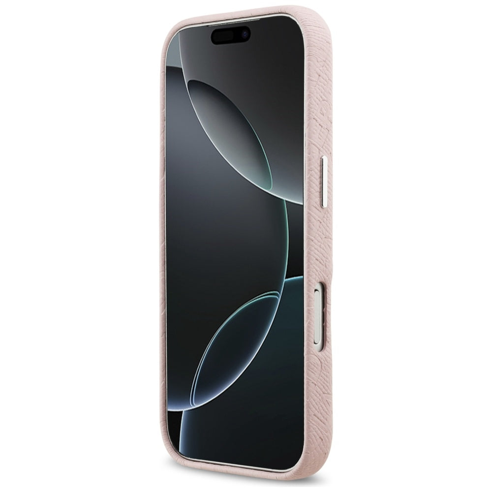 Funda MagSafe para Apple iPhone 17 Pro, Karl Lagerfeld, FW Stamped Karl, Rosa