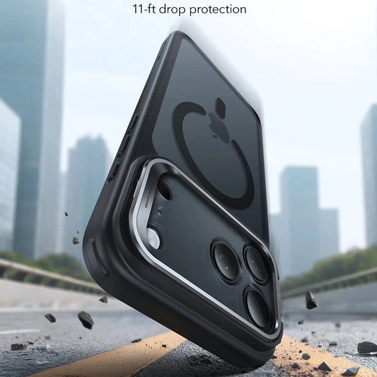 Funda MagSafe para Apple iPhone 17 Pro Max, ESR, Classic Hybrid Kickstand, Negra Satinada