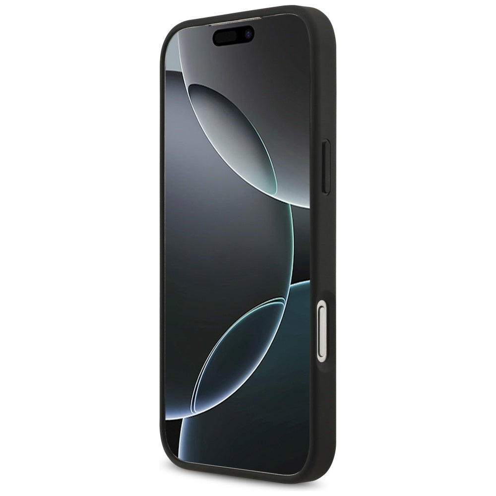 Funda MagSafe para Apple iPhone 17 Pro Max, Guess, 4G Circle Classic Logo, Negra