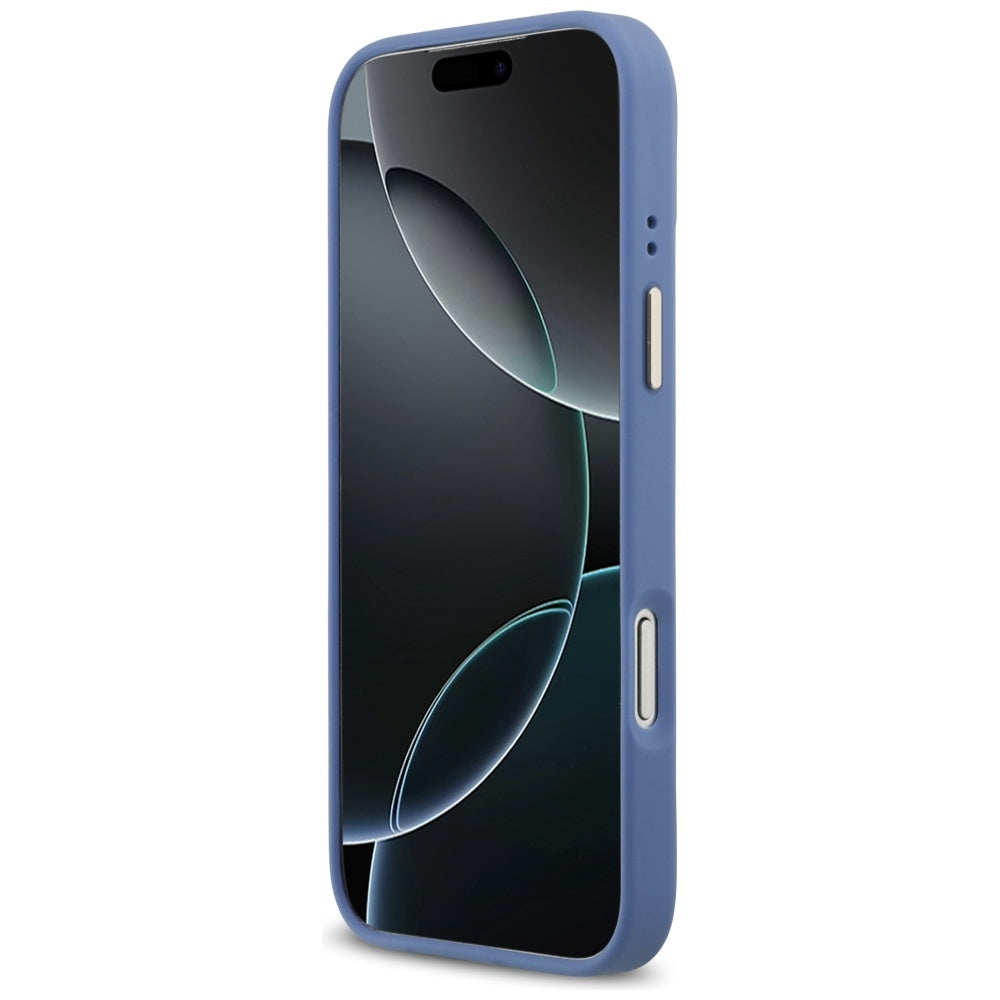 Funda MagSafe para Apple iPhone 17 Pro Max, Guess, 4G Classic, Azul