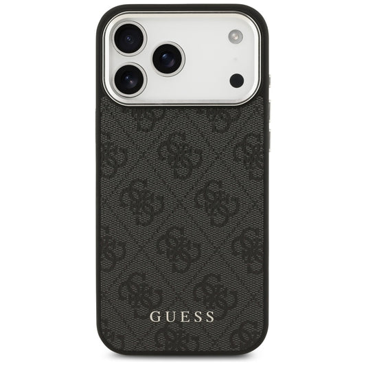 Funda MagSafe para Apple iPhone 17 Pro Max, Guess, 4G Classic Logo, Negra