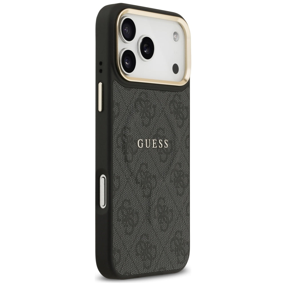 Funda MagSafe para Apple iPhone 17 Pro Max, Guess, 4G Classic, Negra