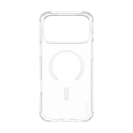 Funda MagSafe para Apple iPhone 17 Pro Max, PanzerGlass, Care Fashionable, Transparente Blanca