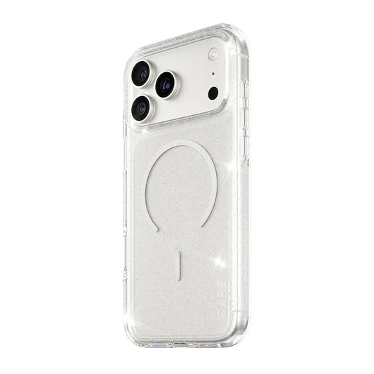 Funda MagSafe para Apple iPhone 17 Pro Max, PanzerGlass, Care Urban Explorer Star Lit, Transparente Blanca