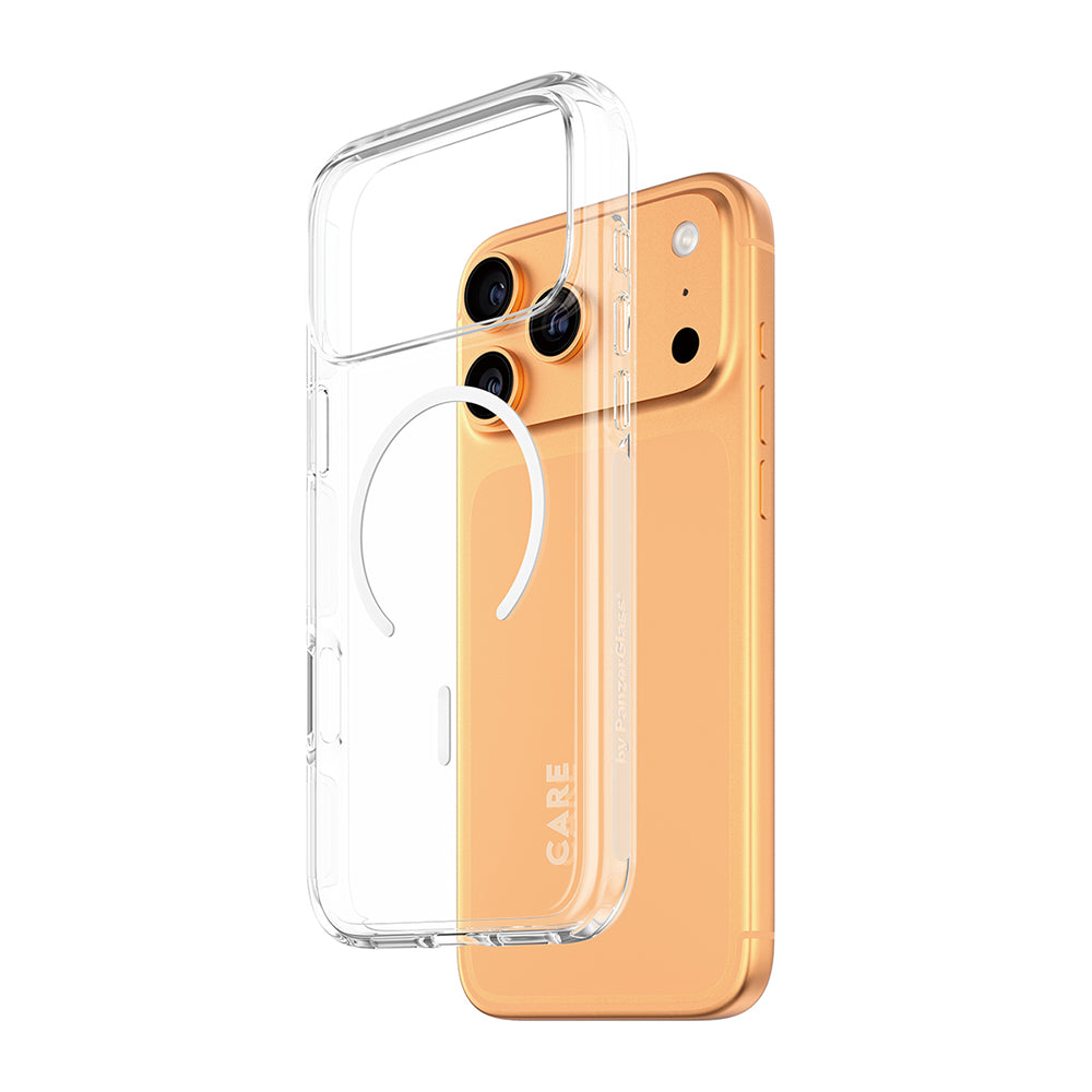Funda MagSafe para Apple iPhone 17 Pro Max, PanzerGlass, Care Urban Explorer, Transparente Blanca