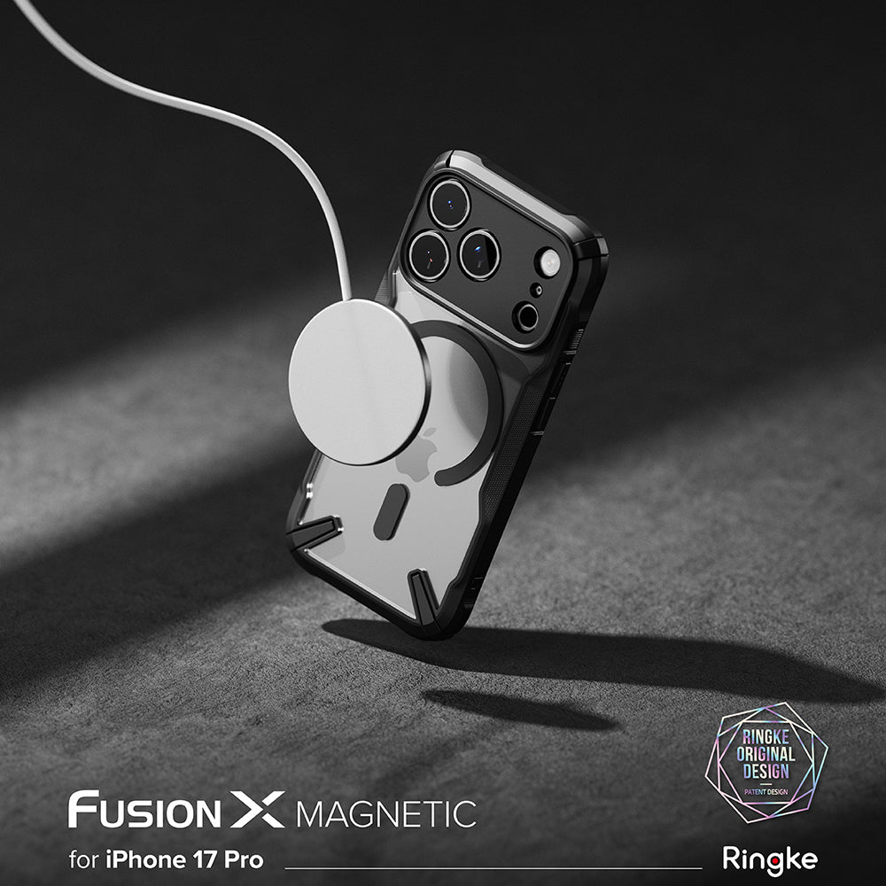 Funda MagSafe para Apple iPhone 17 Pro Max, Ringke, Fusion X, Negra