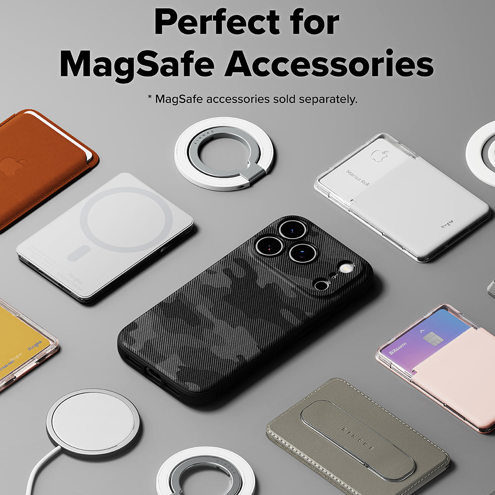 Funda MagSafe para Apple iPhone 17 Pro Max, Ringke, Onyx, Camuflaje