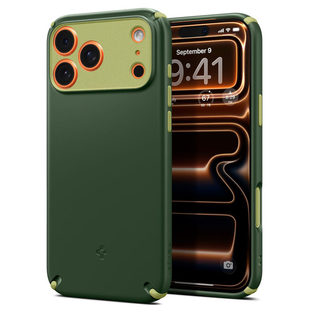 Funda MagSafe para Apple iPhone 17 Pro Max, Spigen, Caseology Nano Pop Hybrid, Verde ACS11148