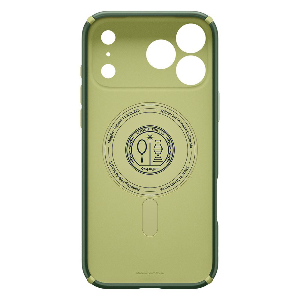 Funda MagSafe para Apple iPhone 17 Pro Max, Spigen, Caseology Nano Pop Hybrid, Verde ACS11148