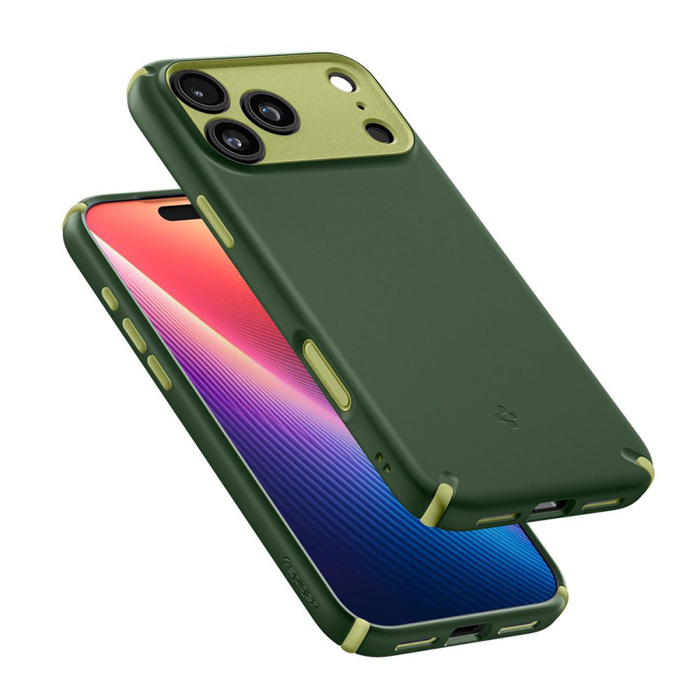 Funda MagSafe para Apple iPhone 17 Pro Max, Spigen, Caseology Nano Pop Hybrid, Verde ACS11148