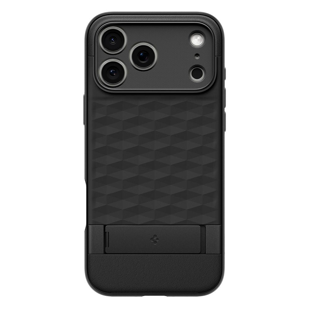Funda MagSafe para Apple iPhone 17 Pro Max, Spigen, Caseology Parallax S, Negra Mate