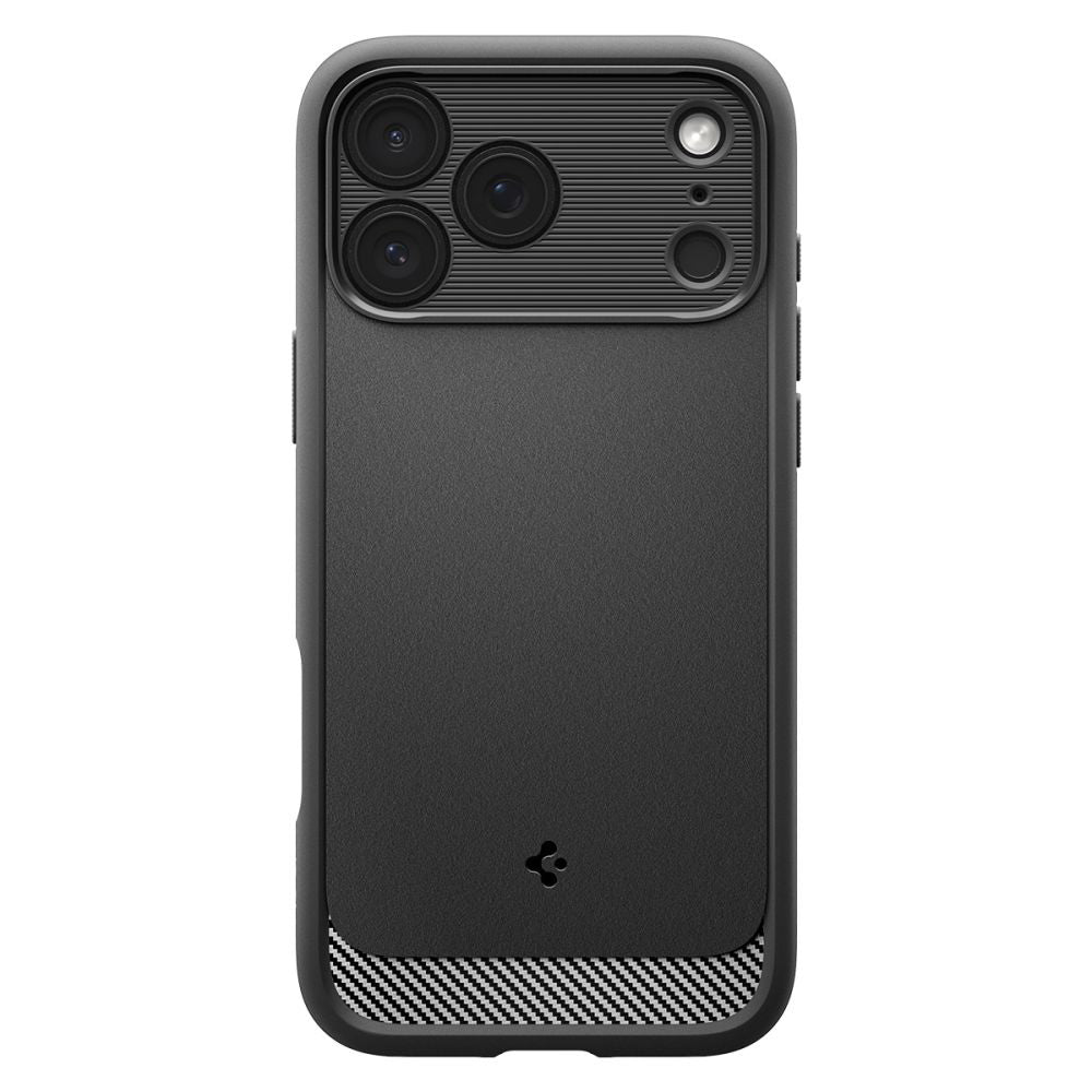 Funda MagSafe para Apple iPhone 17 Pro Max, Spigen, Rugged Armor, Negra Mate