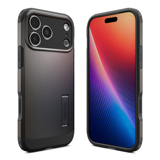 Funda MagSafe para Apple iPhone 17 Pro Max, Spigen, Tough Armor T, Gris