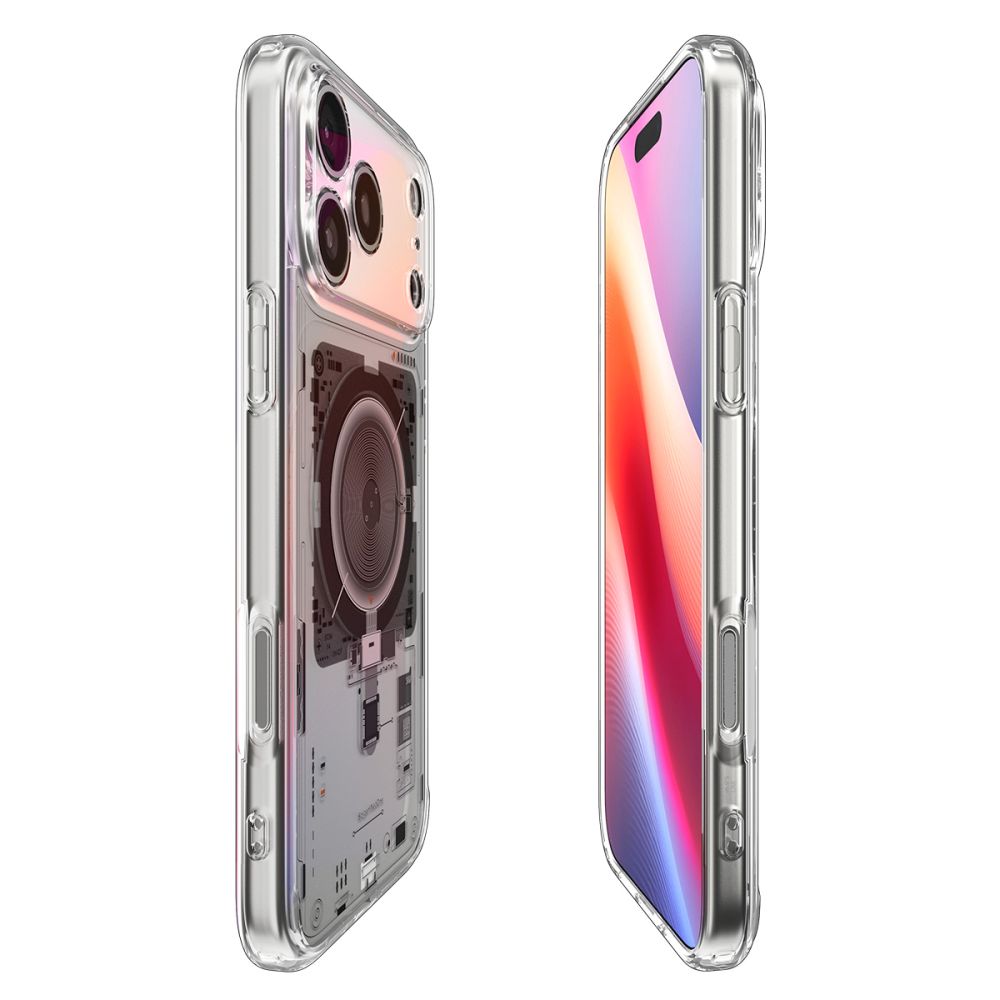 Funda MagSafe para Apple iPhone 17 Pro Max, Spigen, Ultra Hybrid Neo One, Transparente ACS10290