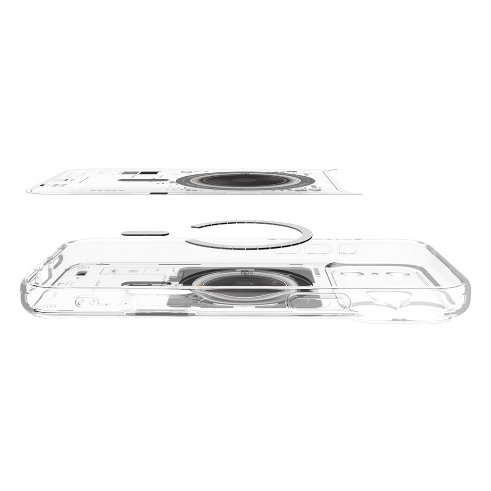 Funda MagSafe para Apple iPhone 17 Pro Max, Spigen, Ultra Hybrid Neo One, Transparente ACS10290