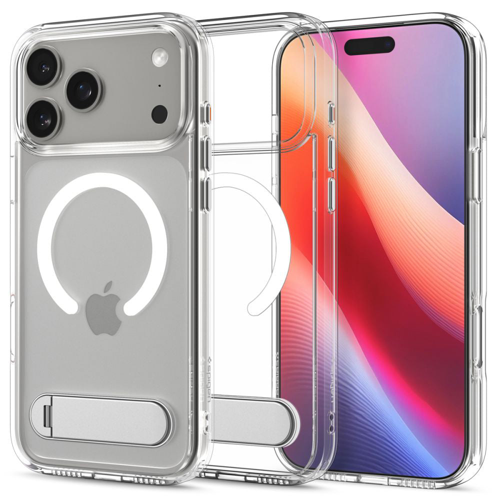 Funda MagSafe para Apple iPhone 17 Pro Max, Spigen, Ultra Hybrid S, Transparente