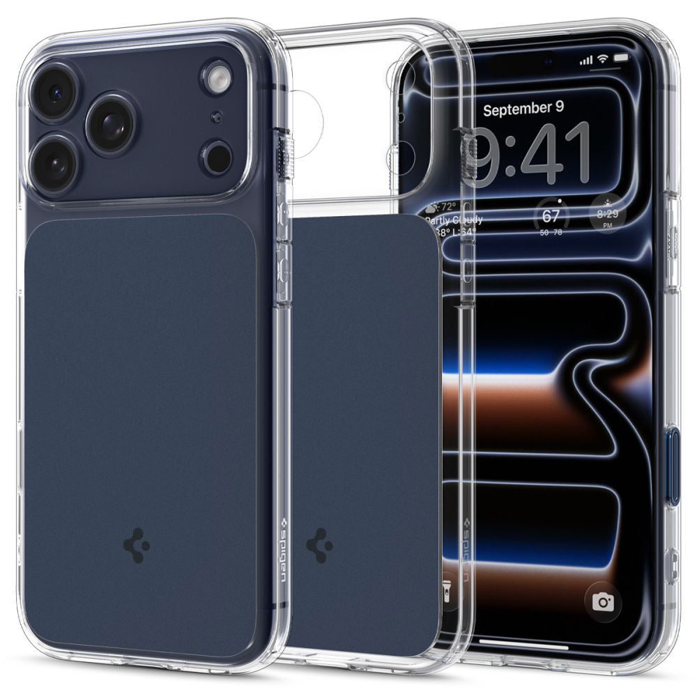Funda MagSafe para Apple iPhone 17 Pro Max, Spigen, Ultra Hybrid T, Azul Mate ACS10473