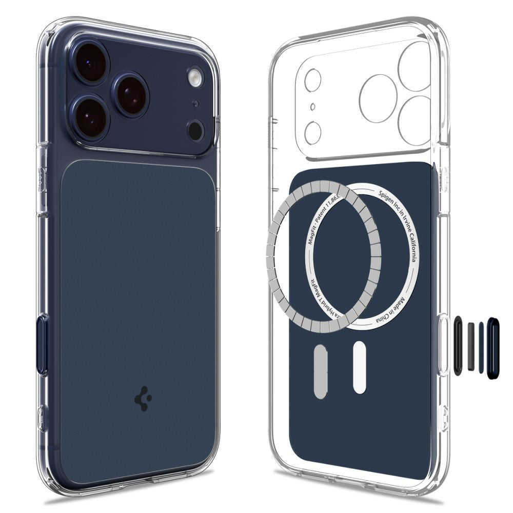 Funda MagSafe para Apple iPhone 17 Pro Max, Spigen, Ultra Hybrid T, Azul Mate ACS10473