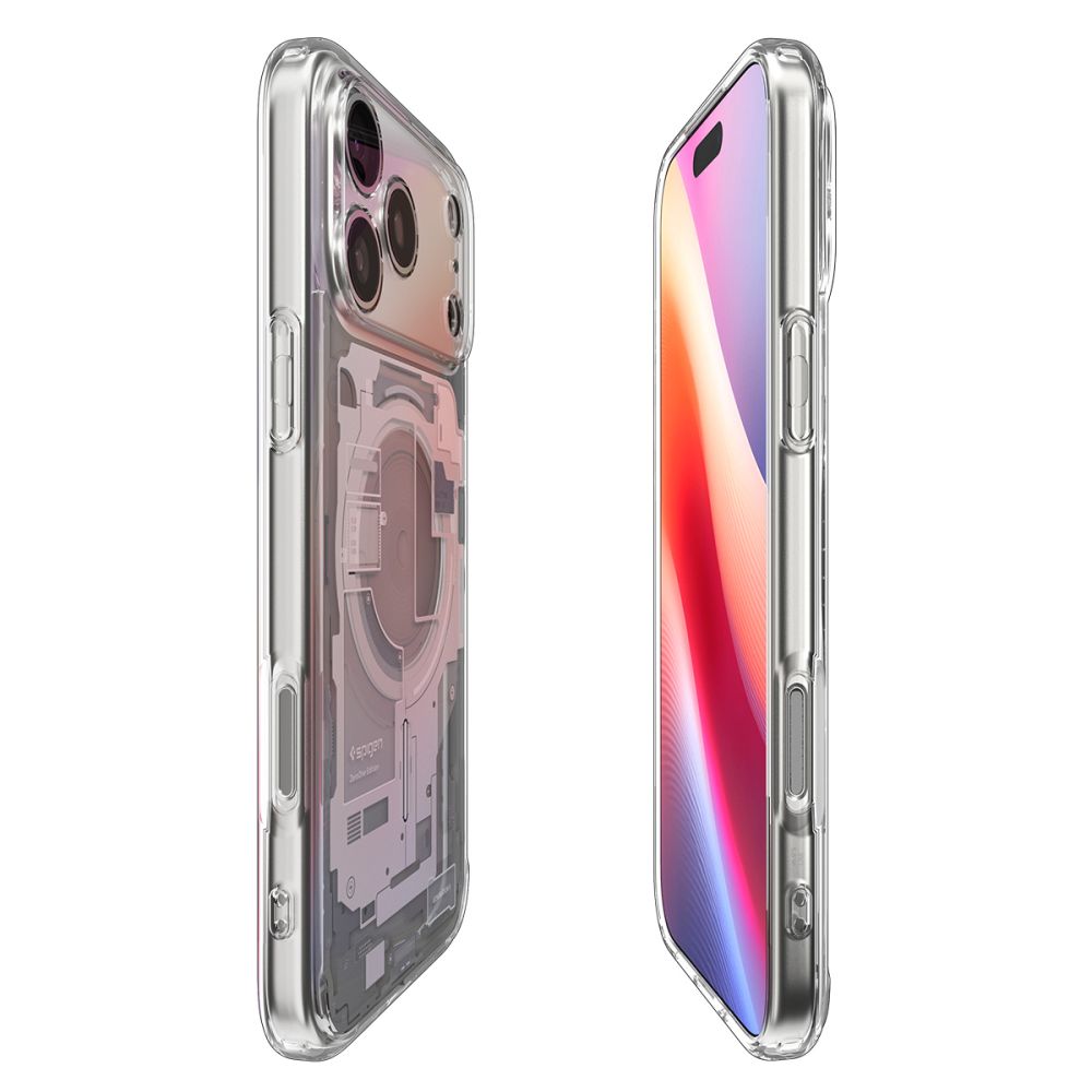 Funda MagSafe para Apple iPhone 17 Pro Max, Spigen, Ultra Hybrid Zero One, Blanca ACS10287