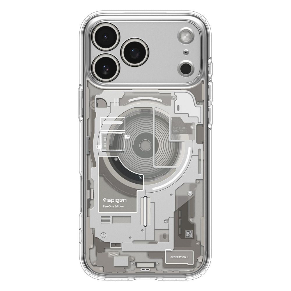 Funda MagSafe para Apple iPhone 17 Pro Max, Spigen, Ultra Hybrid Zero One, Beige ACS10288
