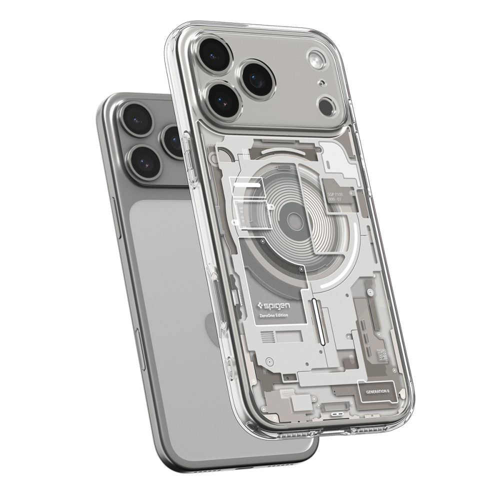 Funda MagSafe para Apple iPhone 17 Pro Max, Spigen, Ultra Hybrid Zero One, Beige ACS10288