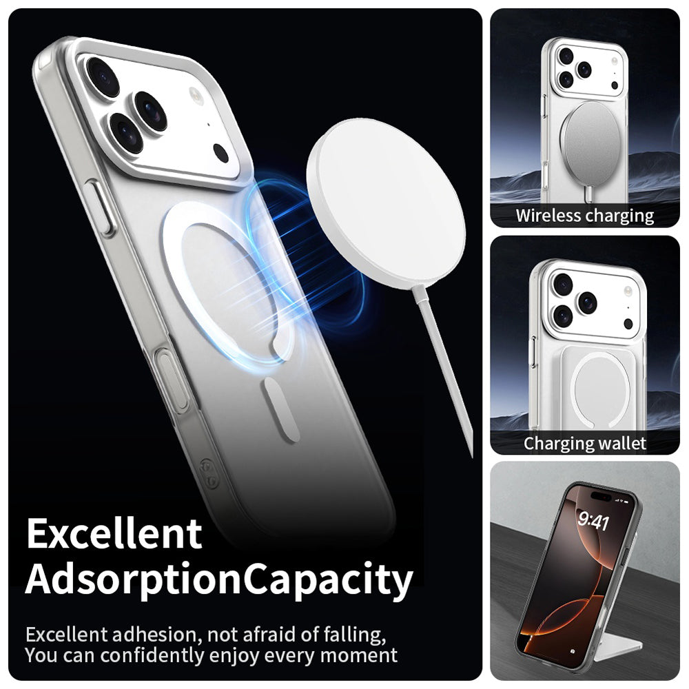 Funda MagSafe para Apple iPhone 17 Pro Max, Techsuit, CandyCase, Blanca