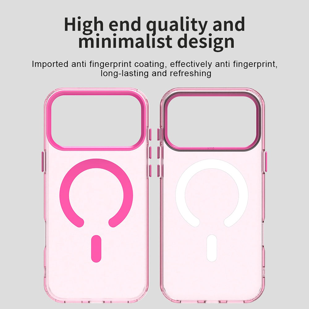 Funda MagSafe para Apple iPhone 17 Pro Max, Techsuit, CandyCase, Rosa