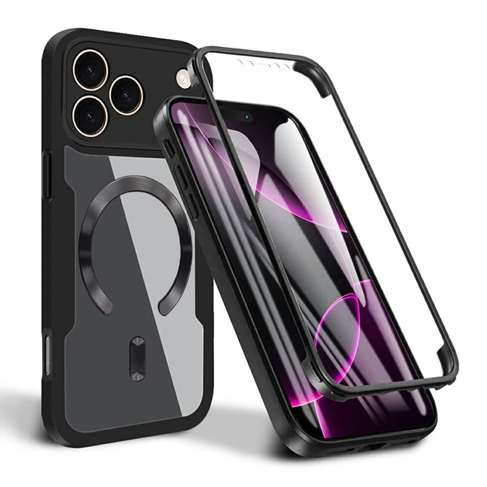 Funda MagSafe para Apple iPhone 17 Pro Max, Techsuit, ColorVerse 360, Negra