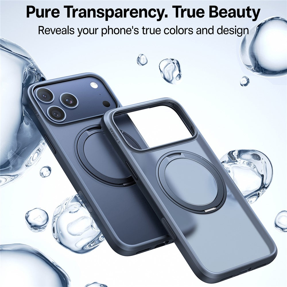 Funda MagSafe para Apple iPhone 17 Pro Max, Torras, Ostand Pro, Negra