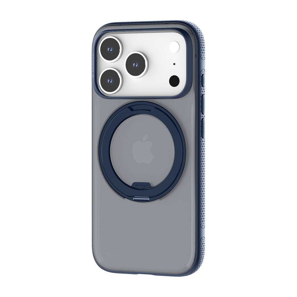 Funda MagSafe para Apple iPhone 17 Pro Max, Torras, Ostand R Fitness, Azul Marino