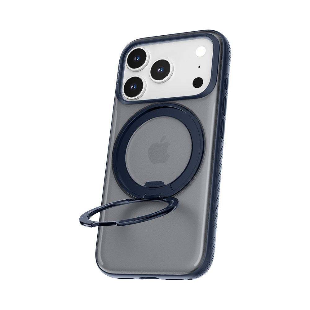 Funda MagSafe para Apple iPhone 17 Pro Max, Torras, Ostand R Fitness, Azul Marino