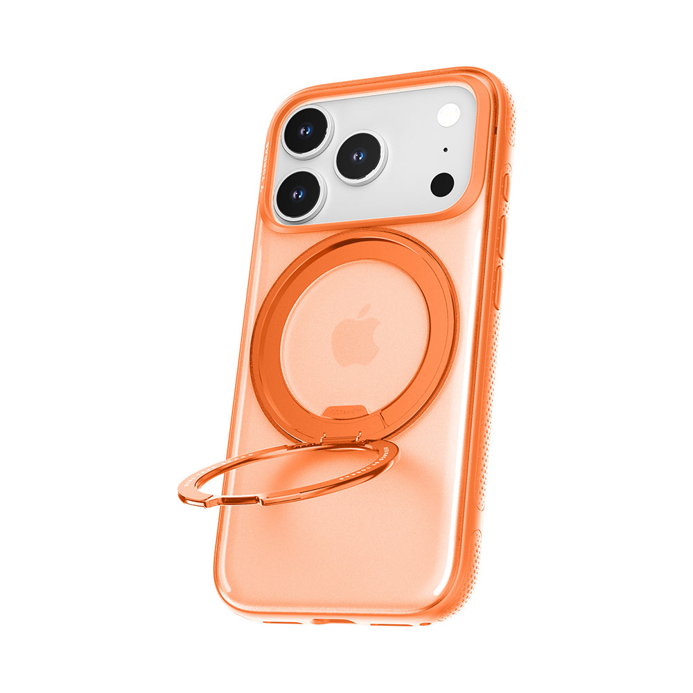 Funda MagSafe para Apple iPhone 17 Pro Max, Torras, Ostand R Fitness, Naranja