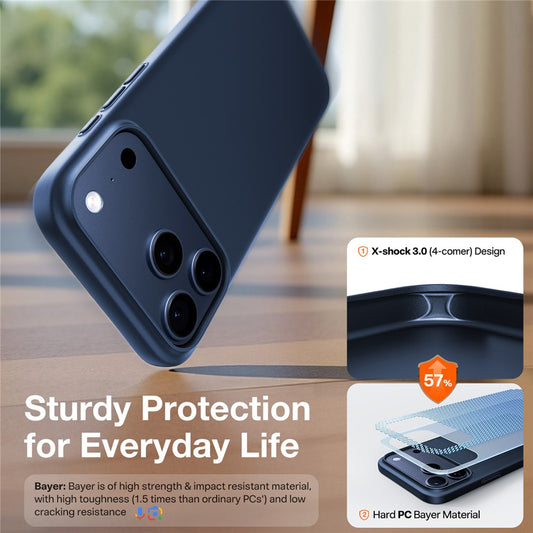 Funda MagSafe para Apple iPhone 17 Pro Max, Torras, SlimFit, Azul