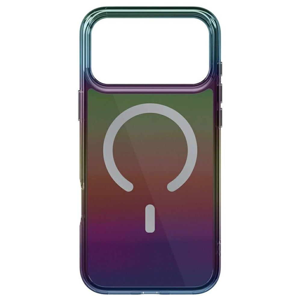 Funda MagSafe para Apple iPhone 17 Pro Max, UNIQ, Iridescia MagClick, Aurora