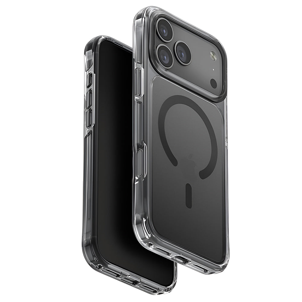 Funda MagSafe para Apple iPhone 17 Pro Max, UNIQ, LifePro Xtreme MagClick, Negra
