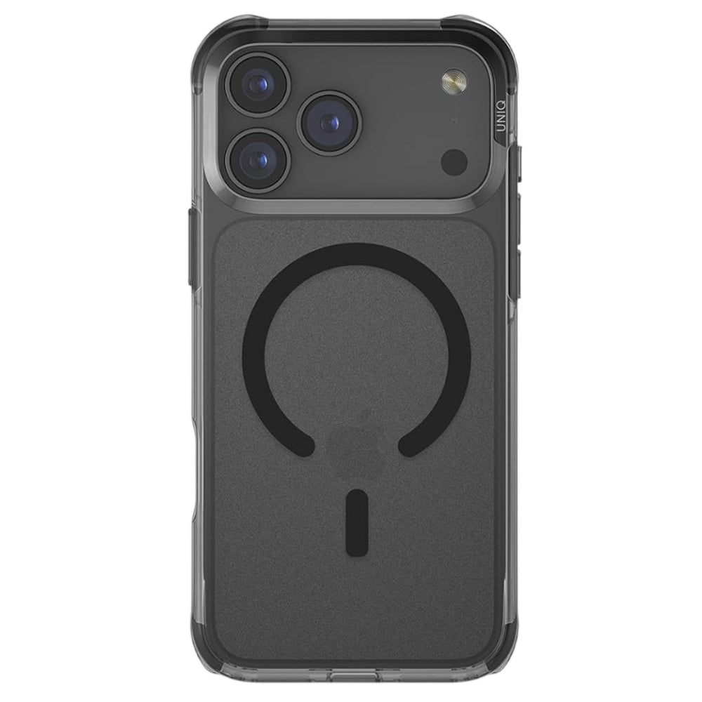 Funda MagSafe para Apple iPhone 17 Pro Max, UNIQ, LifePro Xtreme MagClick, Negra