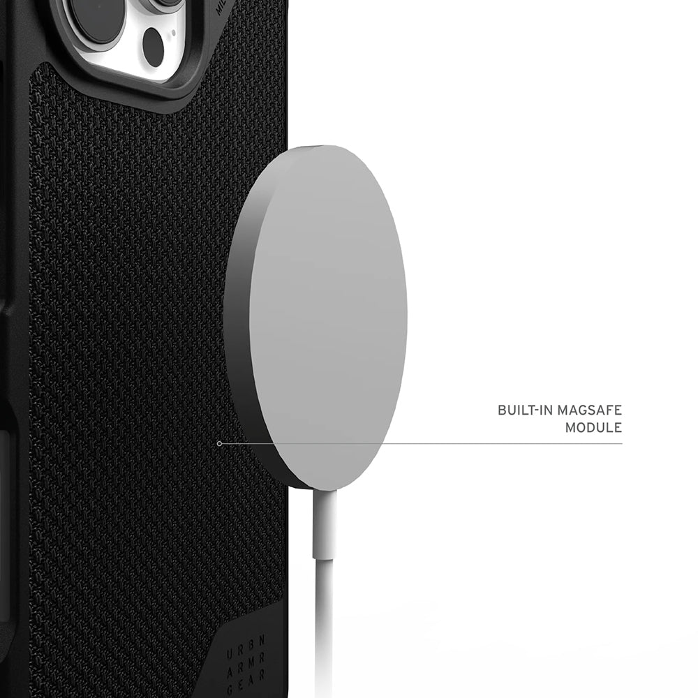Funda MagSafe para Apple iPhone 17 Pro Max, Urban Armor Gear, Metropolis LT Kevlar, Negra