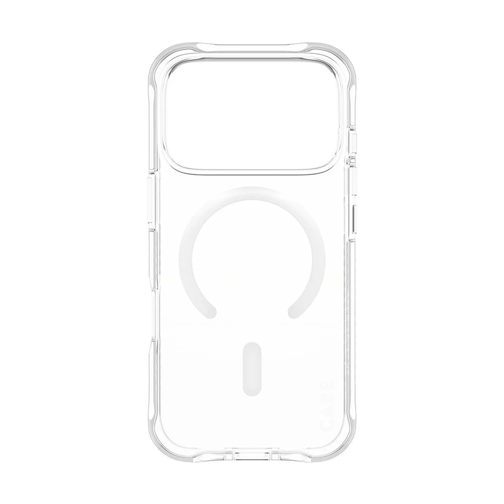Funda MagSafe para Apple iPhone 17 Pro, PanzerGlass, Care Fashionable, Transparente Blanca