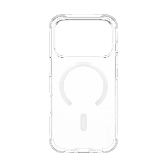 Funda MagSafe para Apple iPhone 17 Pro, PanzerGlass, Care Fashionable, Transparente Blanca