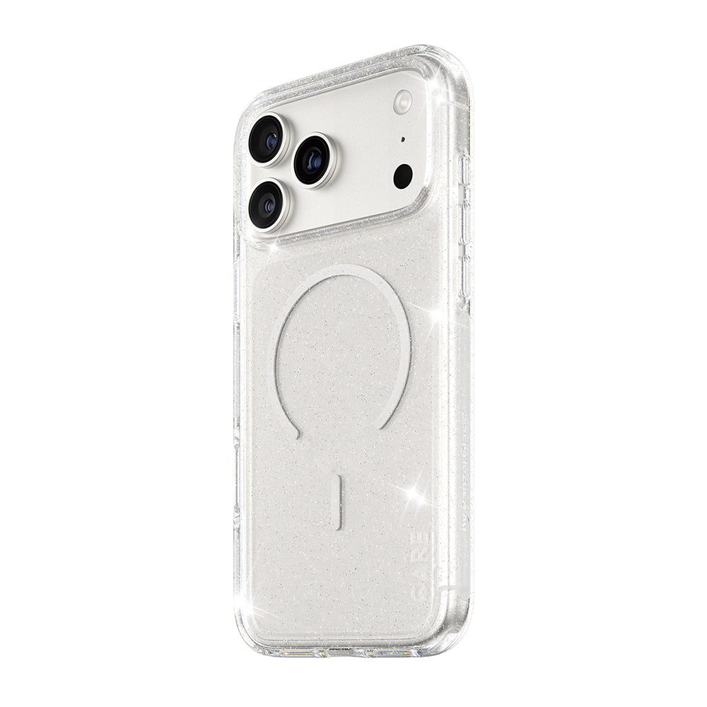 Funda MagSafe para Apple iPhone 17 Pro, PanzerGlass, Care Urban Explorer Star Lit, Transparente Blanca