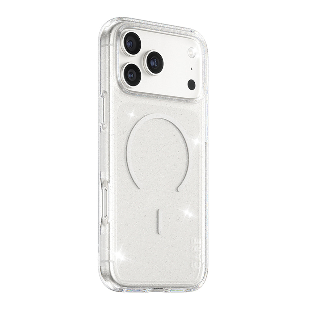 Funda MagSafe para Apple iPhone 17 Pro, PanzerGlass, Care Urban Explorer Star Lit, Transparente Blanca