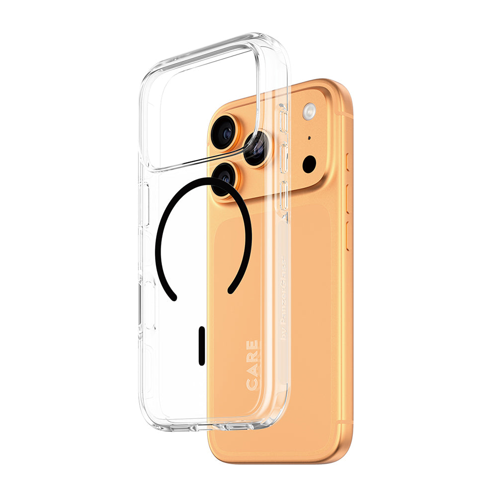 Funda MagSafe para Apple iPhone 17 Pro, PanzerGlass, Care Urban Explorer, Transparente Negra