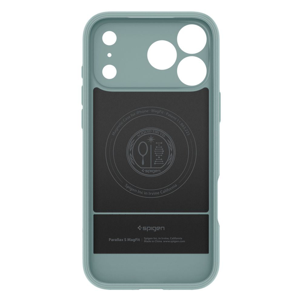 Funda MagSafe para Apple iPhone 17 Pro, Spigen, Caseology Parallax S, Verde