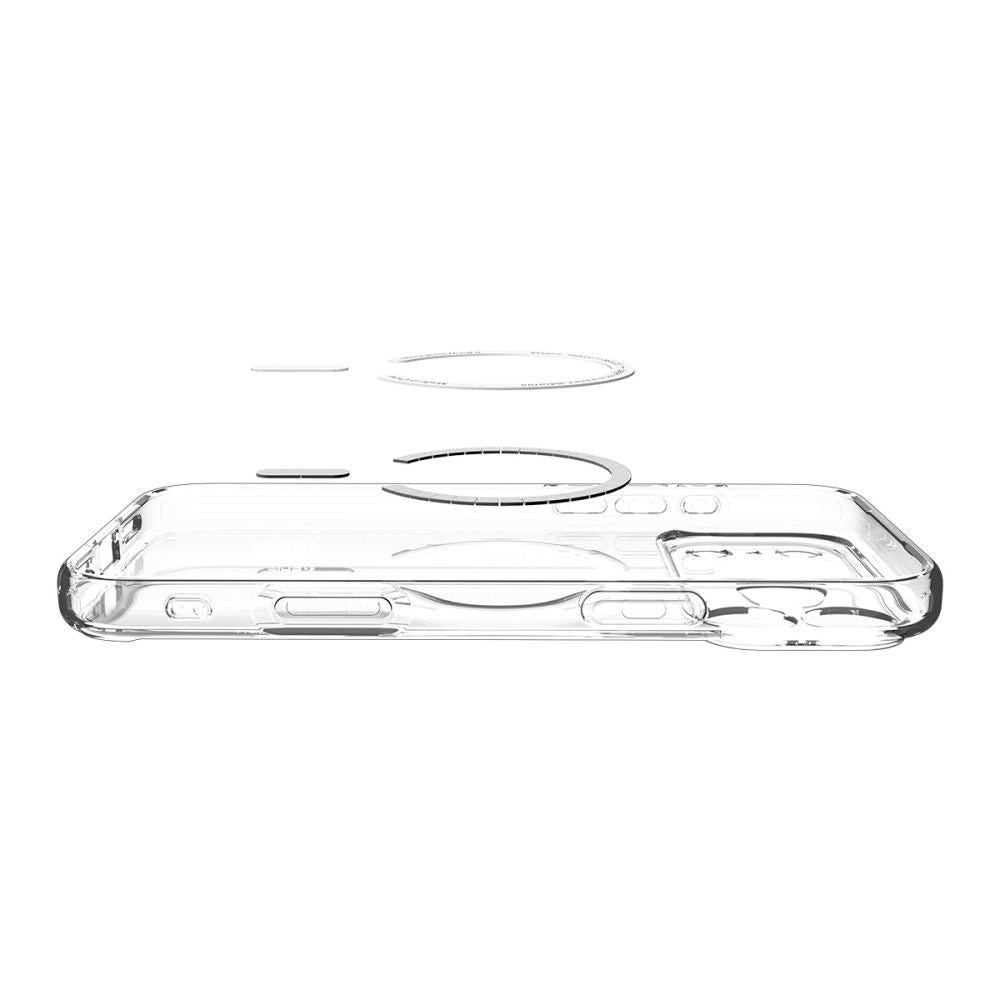 Funda MagSafe para Apple iPhone 17 Pro, Spigen, Ultra Hybrid, Blanco Satinado ACS10350