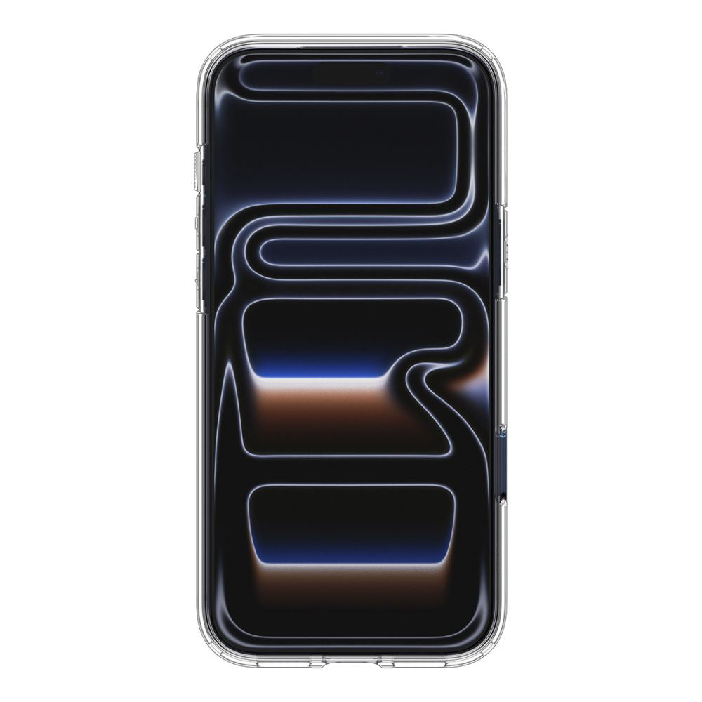 Funda MagSafe para Apple iPhone 17 Pro, Spigen, Ultra Hybrid, Transparente Azul Marino ACS11111