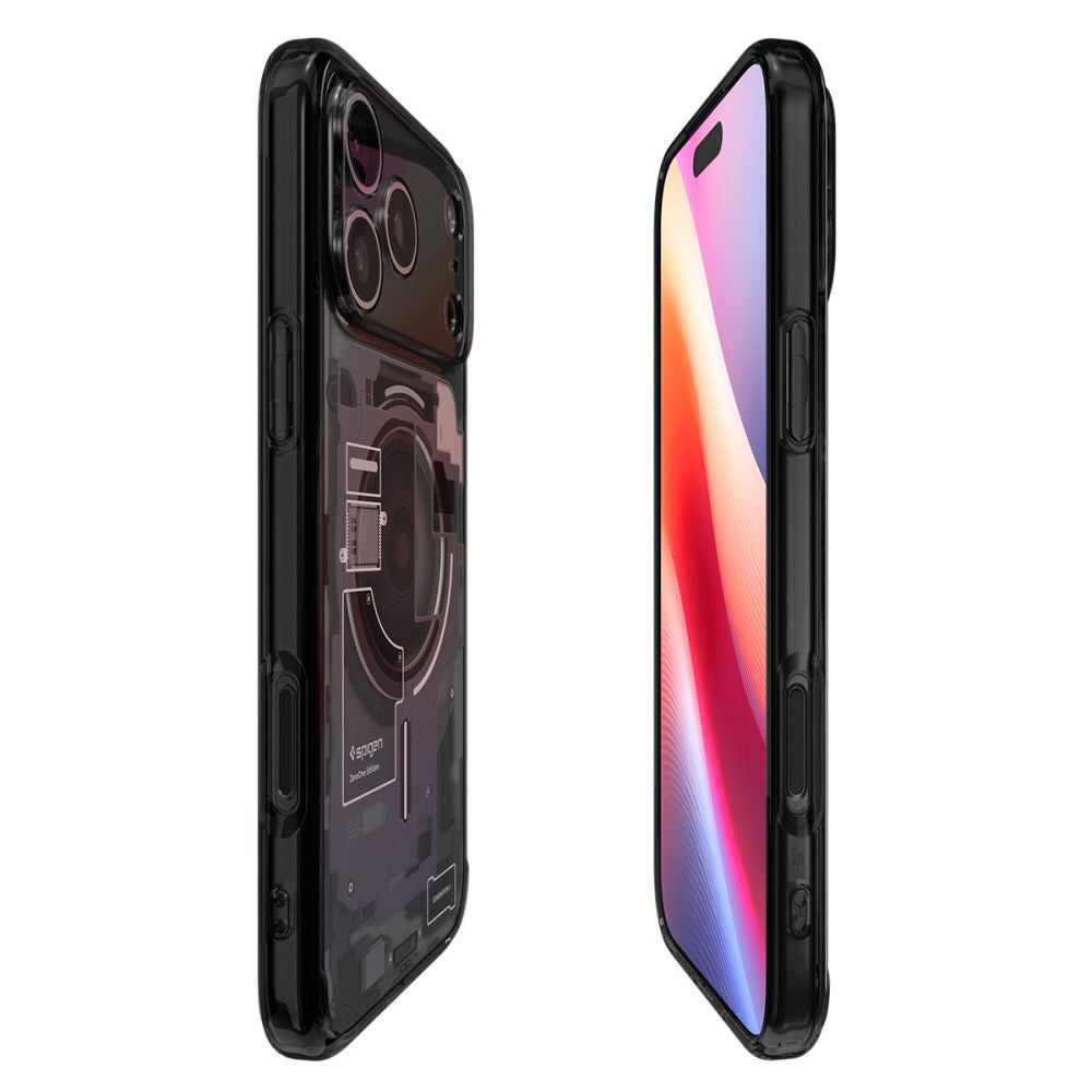 Funda MagSafe para Apple iPhone 17 Pro, Spigen, Ultra Hybrid Zero One, Negra ACS10353
