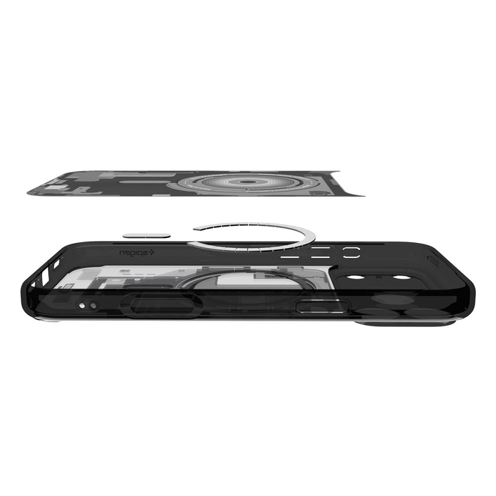 Funda MagSafe para Apple iPhone 17 Pro, Spigen, Ultra Hybrid Zero One, Negra ACS10353