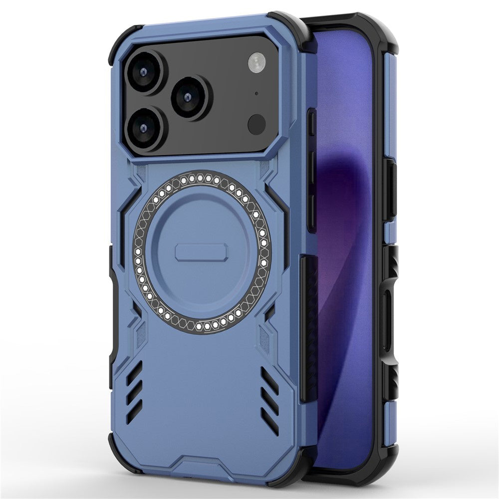 Funda MagSafe para Apple iPhone 17 Pro, Techsuit, ArmorMag, Azul