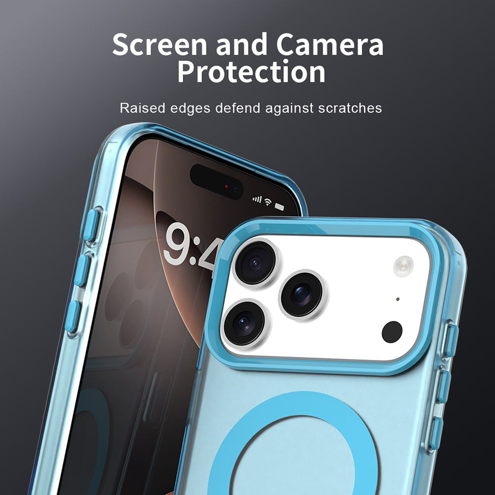 Funda MagSafe para Apple iPhone 17 Pro, Techsuit, CandyCase, Azul