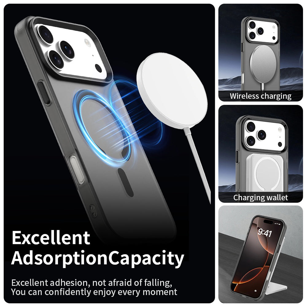 Funda MagSafe para Apple iPhone 17 Pro, Techsuit, CandyCase, Negra